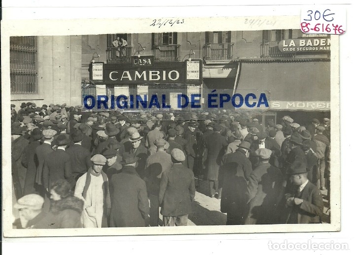 Postcards: (PS-61676)POSTAL FOTOGRAFICA DE BARCELONA-SORTEO DE NAVIDAD 22 DICIEMBRE 1923