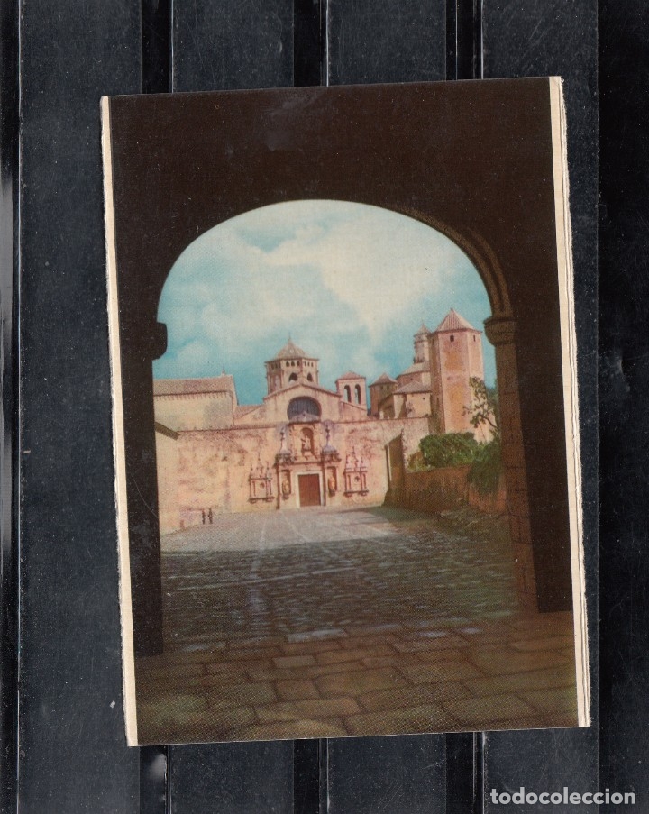 Postales: MONASTERIO DE POBLET. PUERTA Y FACHADA BARROCA DE LA IGLESIA