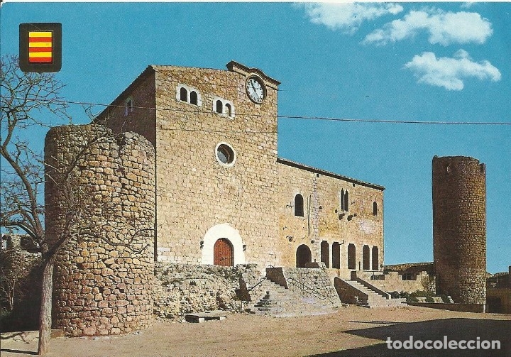 Postales: Bellcaire. Palau Castell Pons Hug. Escudo de Oro. A&ntilde;os 90. 10x15 cm. Buen estado. Postal.