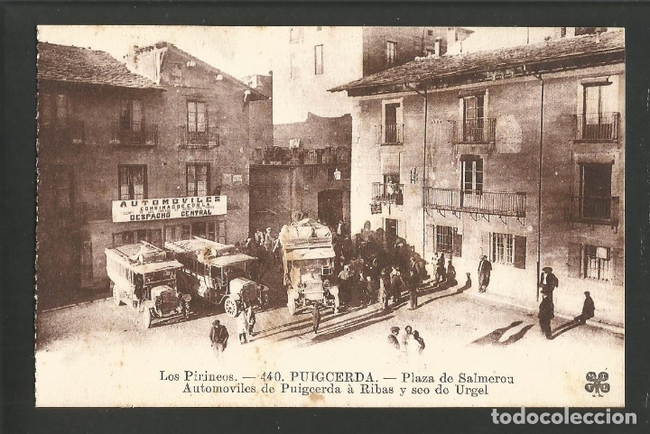 Postales: PUIGCERDA-PLAZA DE SALMERON-AUTOMOVILES-COCHES-440-MTIL-VER REVERSO-(62.051)