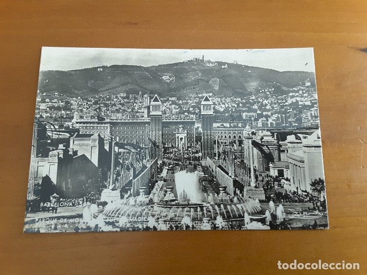 Postales: POSTAL BARCELONA - PARQUE DE MONJUIT - Foto 1