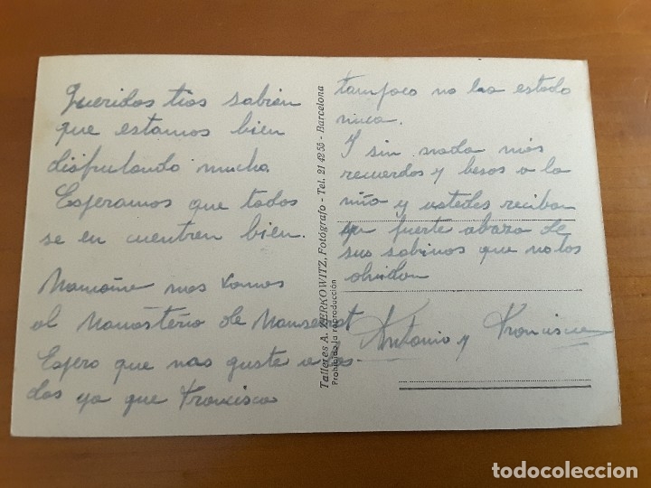 Postales: POSTAL BARCELONA - PARQUE DE MONJUIT - Foto 2