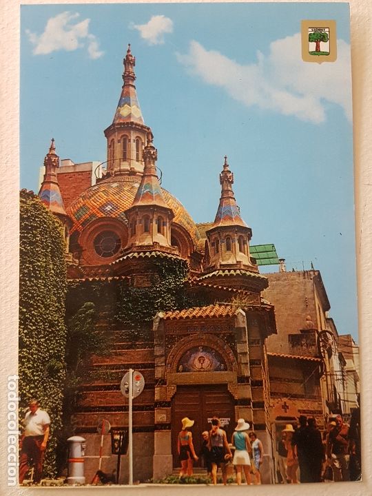 Postales: LLORET DE MAR GERONA IGLESIA POSTAL - Foto 1