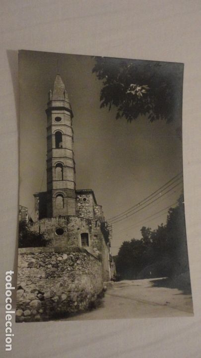 Postales: ANTIGUA POSTAL.CAMPANARIO CONVENTO PASEO NICOLAS.MONTBRIO.TARRAGONA.RAYMOND N&ordm;6