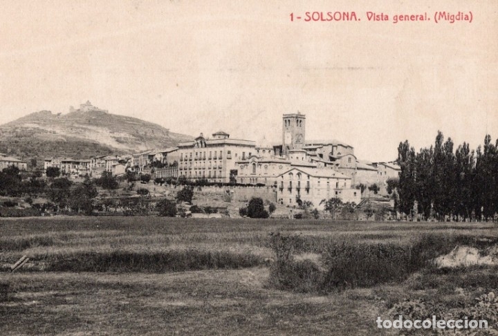 Postales: solsona. 1 vista general migdia. thomas - Foto 1