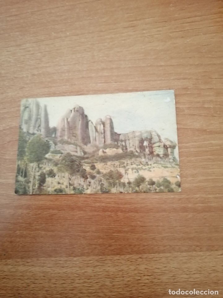 Cartoline: POSTAL MONTSERRAT LA ROCA FORADADA I ELS FRARES ENCANTATS SIN CIRCULAR