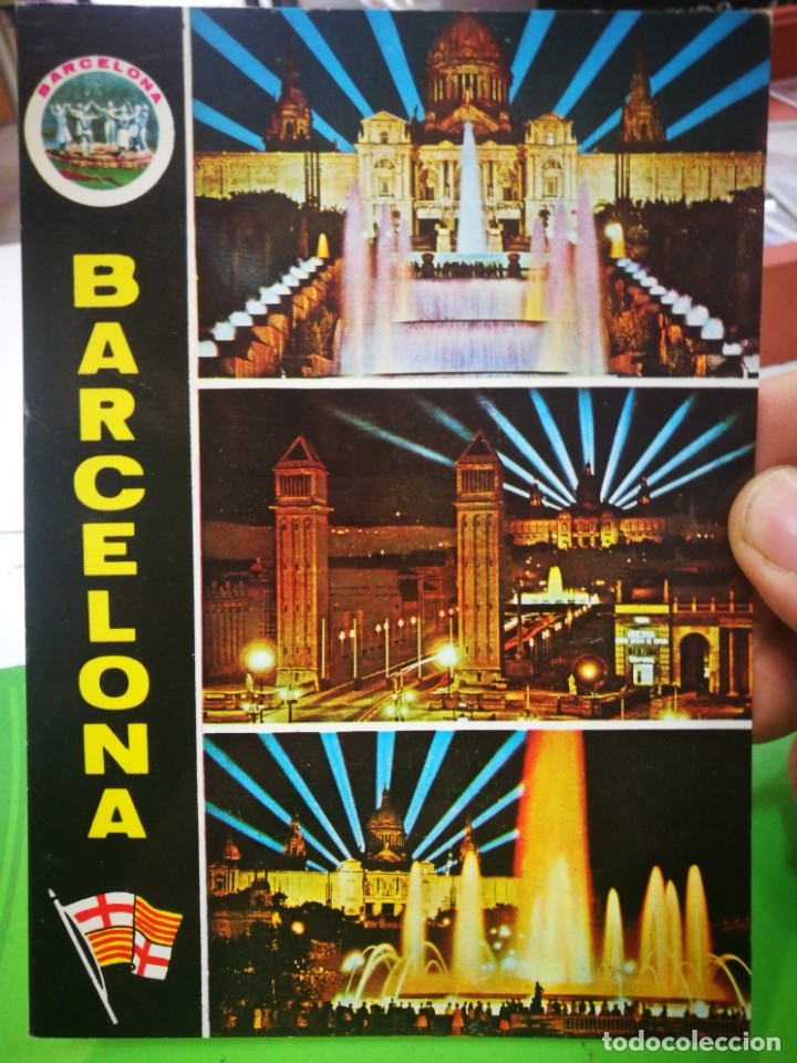 Postales: Postal Barcelona escrita - Foto 1