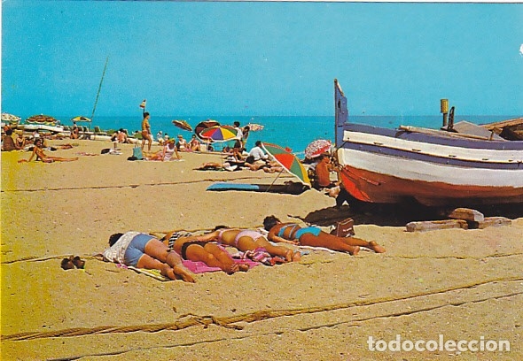 Postales: POSTAL CALELLA DE MAR LA PLAYA - Foto 1