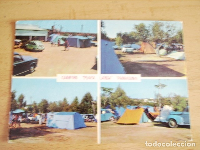 Postales: TARRAGONA --  CAMPING  PLAYA LARGA - Foto 1