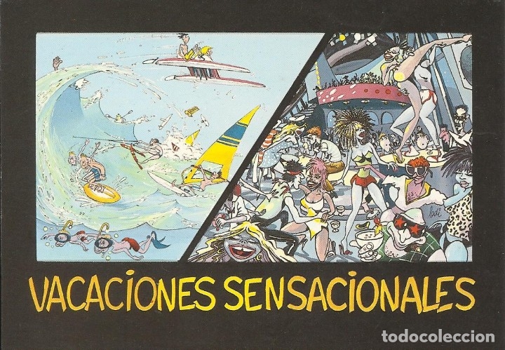 Postales: Vacaciones sensacionales. Costa Dorada. Sunnypost. 1985. Buen estado. 10,5x15 cm. Escrita. Postal.