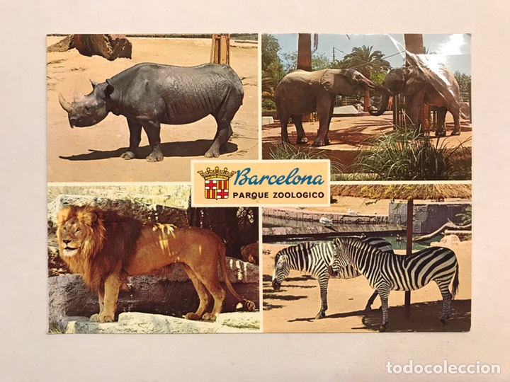 Postales: BARCELONA. Postal No.50001, Parque Zool&oacute;gico. Edita: Campa&ntilde;a Puig Ferran (h.1970?)