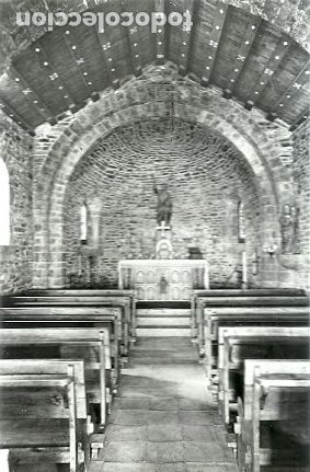 Cartoline: ANTIGUA POSTAL 8 HOTEL SAN BERNAT INTERIOR DE LA CAPILLA MONTSENY ZERKOWITZ