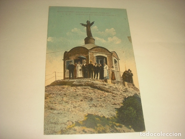 Cartoline: MONTSERRAT. CIM DE SANT GERONI . ED. EMM, SIN CIRCULAR.