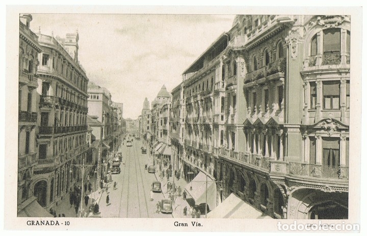 Postales: POSTAL GRANADA GRAN V&Iacute;A - Foto 1