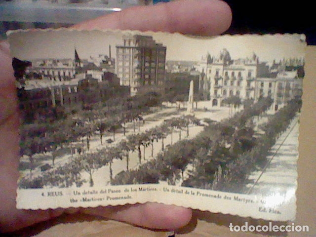 Postales: PASEO MARTIRES REUS ED FICA N&ordm; 4 ESCRITA SOBADA
