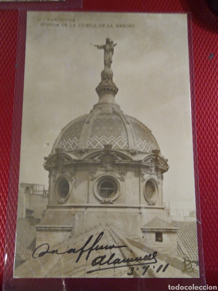 Postales: 41 Barcelona c&uacute;pula de la Iglesia de la Merced. - Foto 1