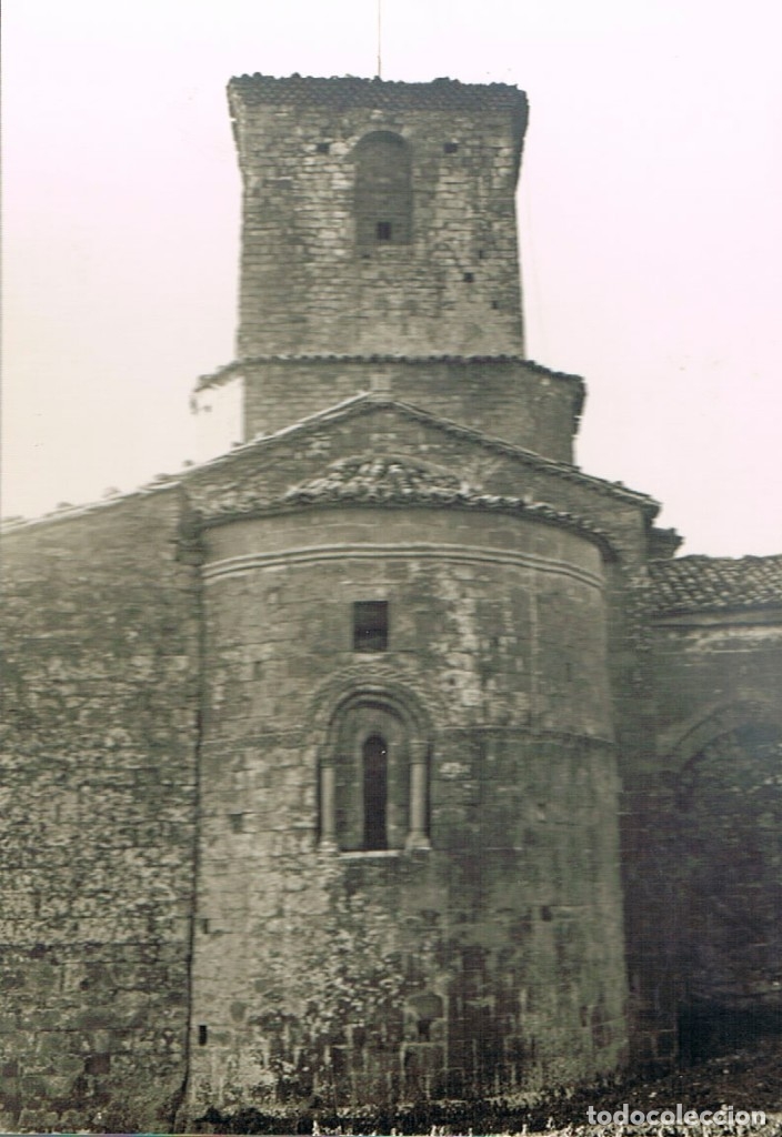 Postais: SANTA MARIA DE L'ESTANY, ABSIDE DEL SIGLO XII, RENOM FOTOGRAFO
