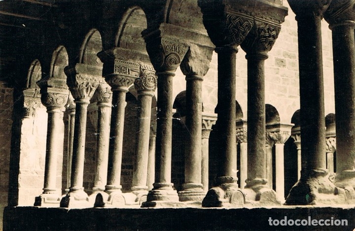 Cartes Postales: SANTA MARIA DE L'ESTANY, CLAUSTRO SUR, HERALDICA CATALANA, FOTO MODOLELL