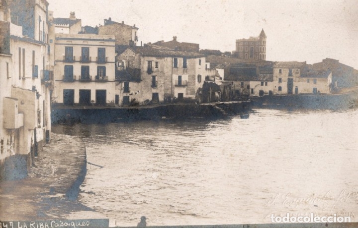 Postales: cadaqu&eacute;s. la riba. esquirol - Foto 1