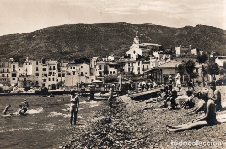 Postales: cadaqu&eacute;s. 10395 playa detalla. zerkowitz - Foto 1
