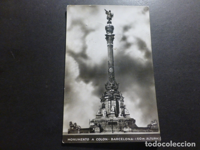 Postales: BARCELONA MONUMENTO A COLON - Foto 1