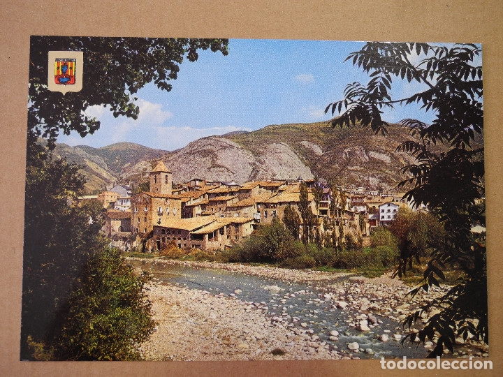 Postales: Vall del Ribagor&ccedil;ana. Pont de Suert. Rinc&oacute;n t&iacute;pico. Ed. Escudo de oro. 64
