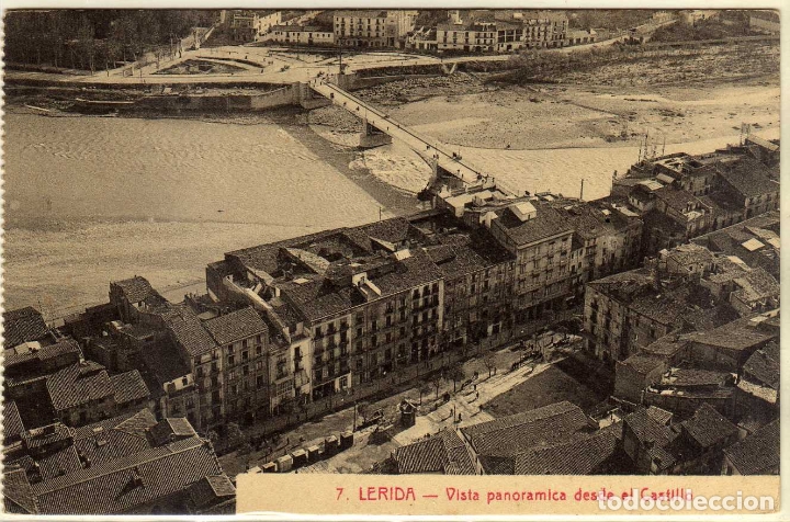 Postales: POSTAL LERIDA - VISTA PANORAMICA DESDE EL CASTILLO