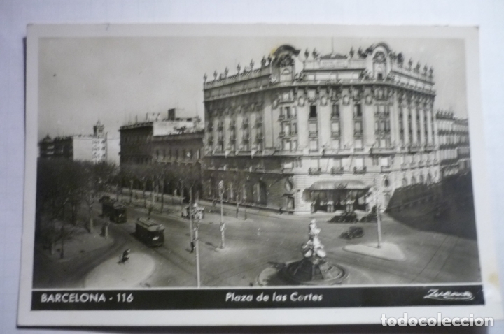 Postales: postal barcelona .- pl.cortes.-circulada cm - Foto 1