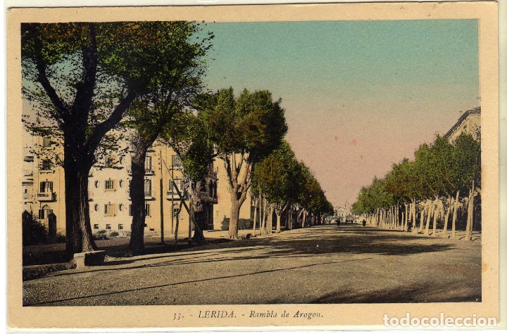 Postales: POSTAL LERIDA - RAMBLA DE ARAGON
