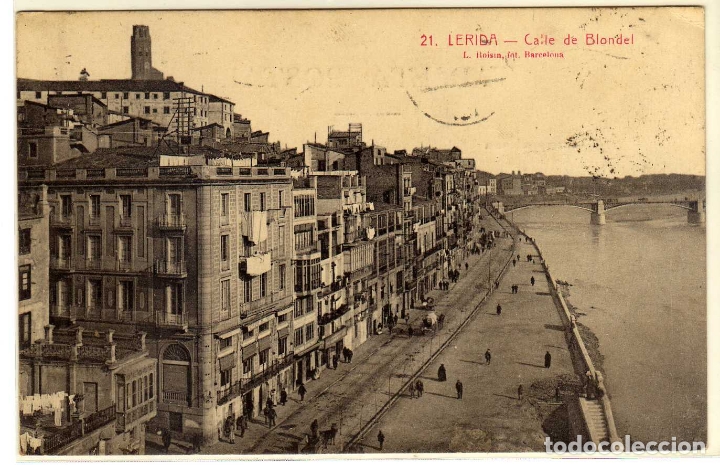 Postales: POSTAL LERIDA - CALLE DE BLONDEL