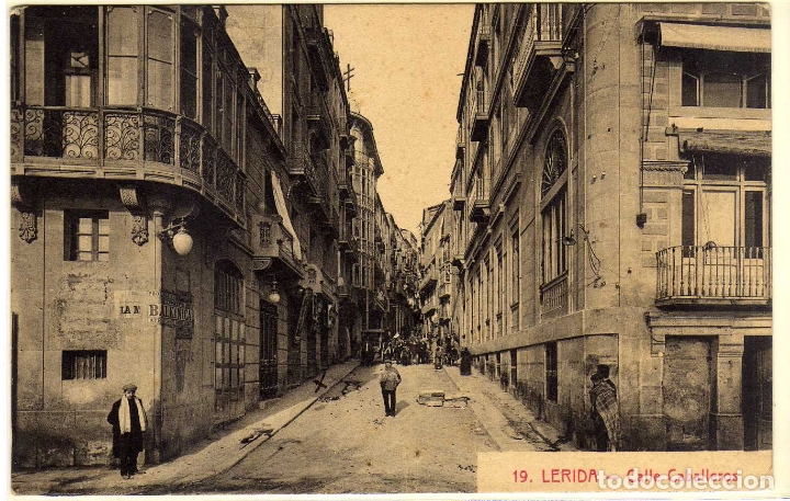 Postales: POSTAL LERIDA - CALLE CABALLEROS