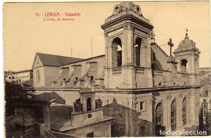 Postales: POSTAL LERIDA - CATEDRAL - Foto 1