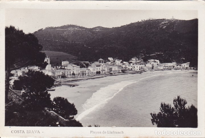 Postales: Costa Brava playas de Llafranch (sin circular)