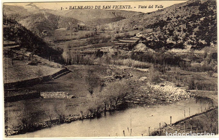 Postales: POSTAL BALNEARIO DE SAN VICENTE (LERIDA) - VISTA DEL VALLE