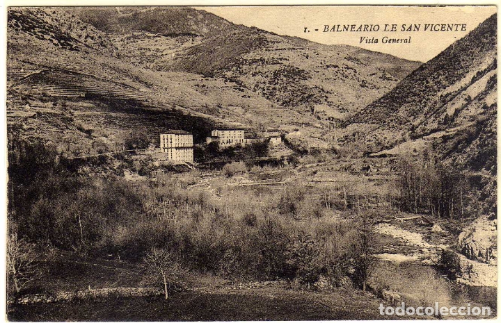 Postales: POSTAL BALNEARIO DE SAN VICENTE (LERIDA) - VISTA GENERAL