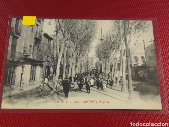 Postales: ATV 487 Matar&oacute;. Rambla. Sin circular. - Foto 1