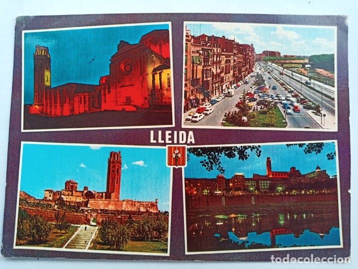 Postales: TARJETA POSTAL N&ordm; 571. LERIDA. VARIOS ASPECTOS. 1979. POSTALES INTERNACIONAL COLOR