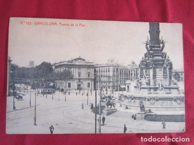 Postales: BARCELONA - PUERTA DE LA PAZ - Foto 1