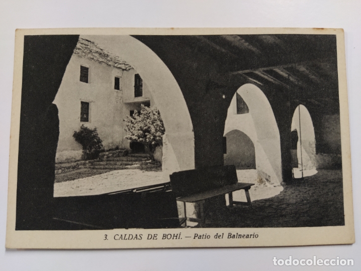 Postales: CALDAS DE BOHI-PATIO DEL BALNEARIO-3-HUECOGRABADO MUMBRU-VER FOTOS-(62.775)