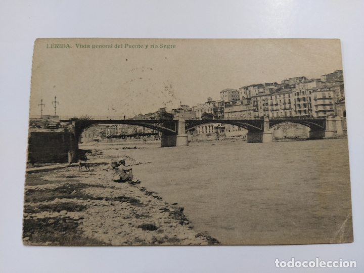 Postales: LLEIDA-VISTA GENERAL DEL PUENTE Y EL SEGRE-VER FOTOS-(62.829)