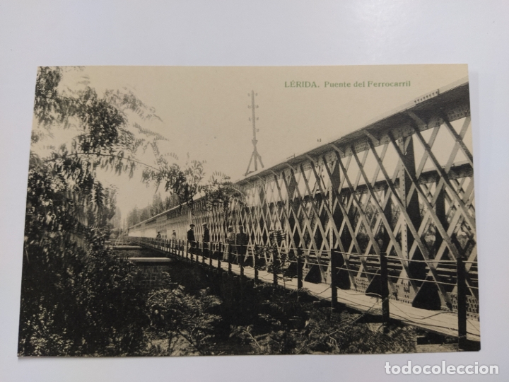 Postales: LLEIDA-PUENTE DEL FERROCARRIL-VER FOTOS-(62.830)