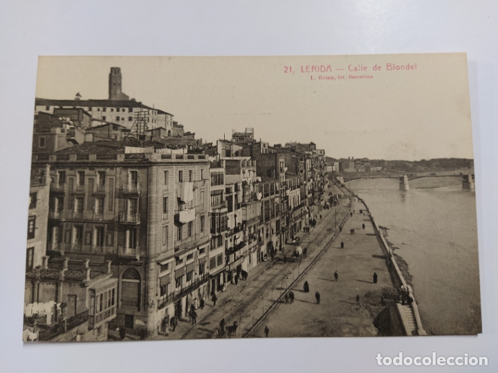 Postales: LLEIDA-CALLE DE BLONDEL-21-ROISIN-VER FOTOS-(62.831)
