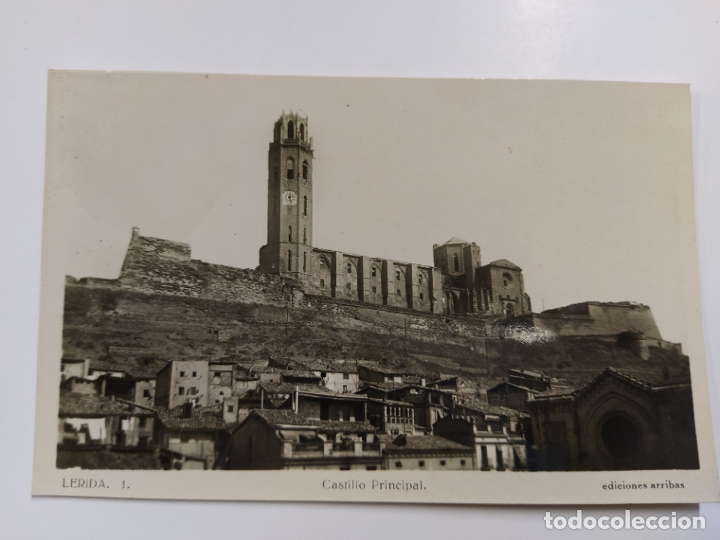Postales: LLEIDA-CASTILLO PRINCIPAL-1-FOTOGRAFICA ARRIBAS-VER FOTOS-(62.834)