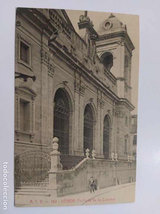 Postales: LLEIDA-FACHADA CATEDRAL-ATV 752-VER FOTOS-(62.835)
