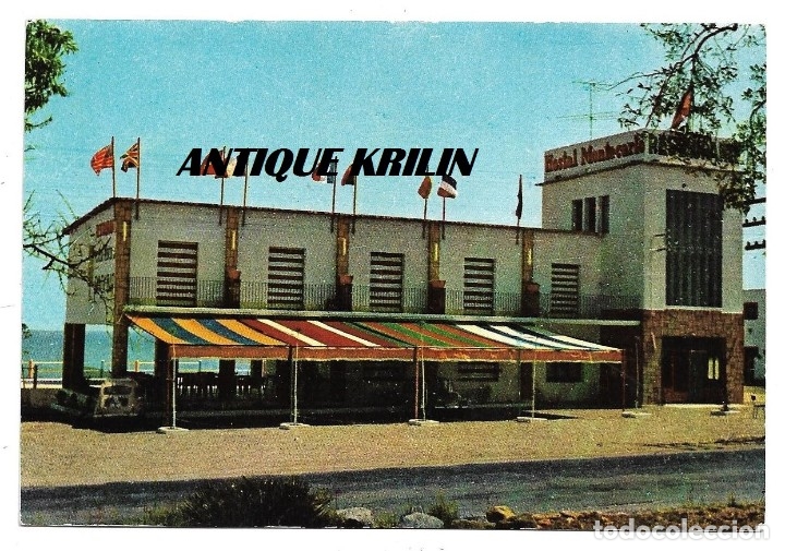 Postales: SAN CARLOS DE LA RAPITA Y CASAS DE ALCANAR .- HOSTAL MONTECARLO .- EDICION PROACOLOR