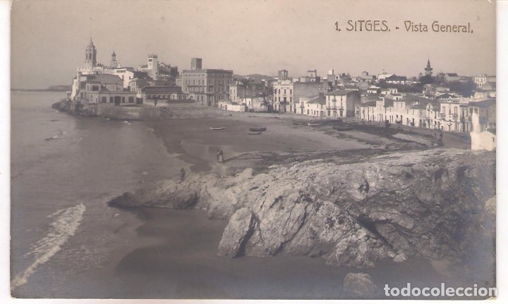 Postales: POSTAL SITGES - VISTA GENERAL . - Foto 1