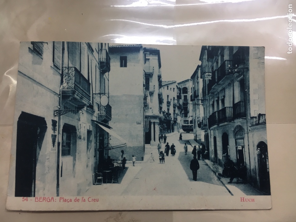 Postales: Berga (pla&ccedil;a de la creu) - Foto 1