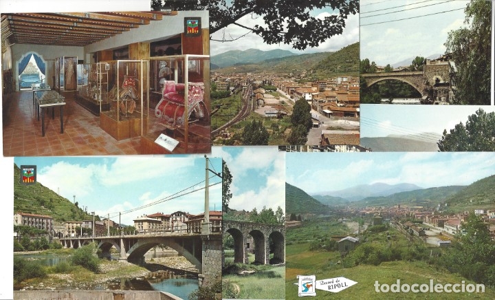 Postales: LOTE DE 7 POSTALES- RIPOLL. GERONA- SIN CIRCULAR - Foto 1
