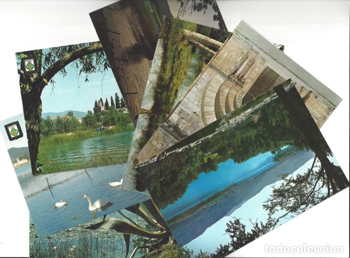 Postales: LOTE DE 7 POSTALES- BA&Ntilde;OLAS. GERONA- SIN CIRCULAR - Foto 1