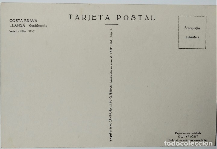 Postales: LLANSA COSTA BRAVA, RESIDENCIA - Foto 2